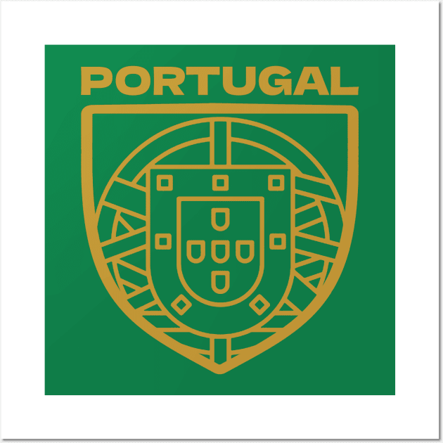 Portugal World Cup Soccer Wall Art by Issho Ni